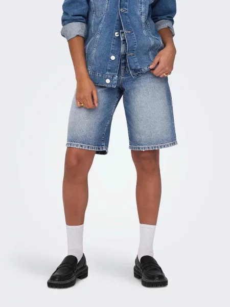 Шорти джинсові Only світло-синій сині