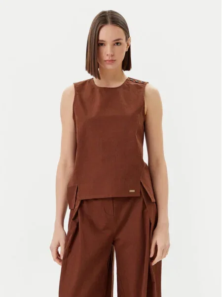 Barbour Bluză Barbour Lucy maro