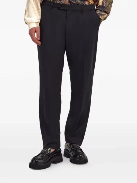 Pantaloni Roberto Cavalli plisate negru