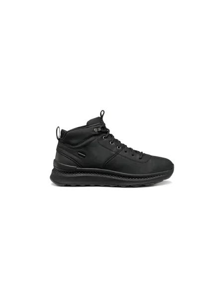 Sneakersy Geox skórzane czarne