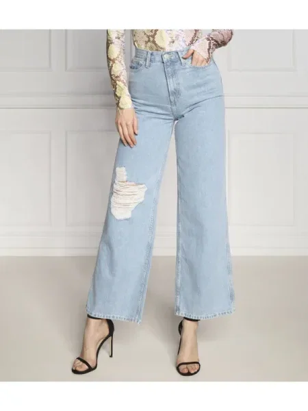 Tommy Jeans Farmer CLAIRE | Straight fit | high rise kék