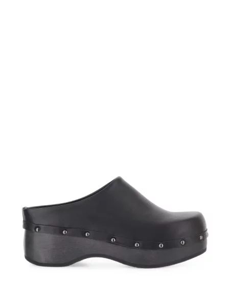 Papuci tip mules Scholl negru