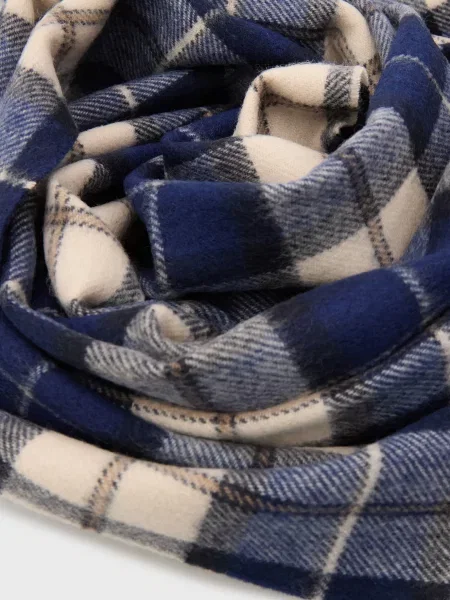 Шерстяной клетчатый шарф Gant