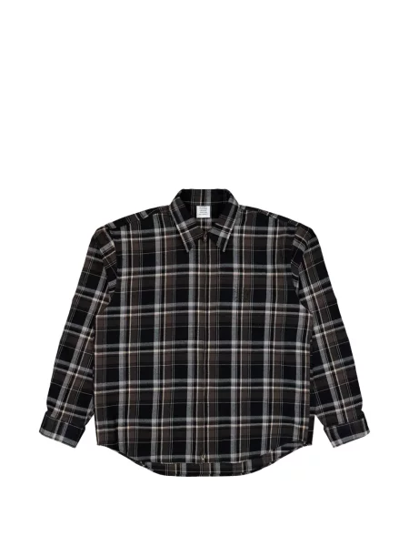 Cămașă Vetements de flanelă negru