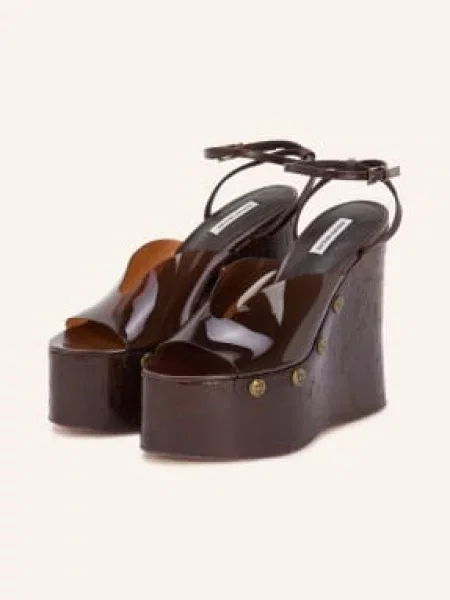 Sandály Naked Wolfe s tygřím vzorem hnědé