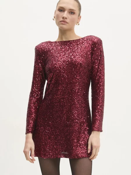 Answear Lab rochie rosu mini mulata