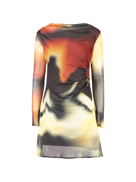 Rochie mini Desigual cu imagine cu imprimeu abstract negru