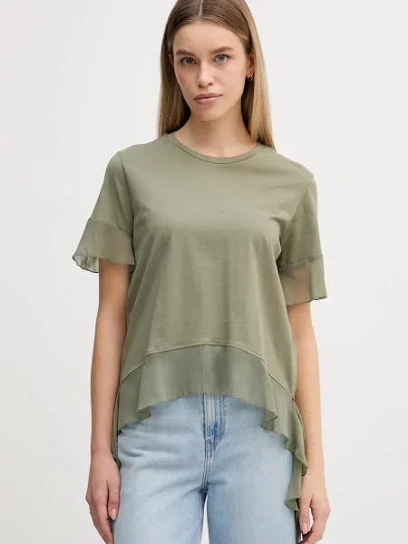Тениска Sisley зелено