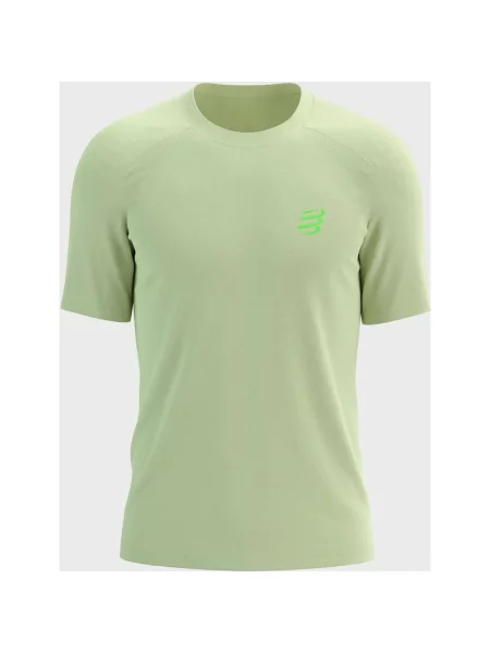 Koszulka Compressport Performance krótki rękaw limonkowy S zielony