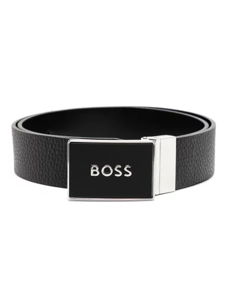 Curea Boss din piele negru