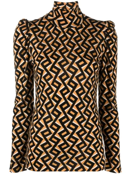 Pulover Dvf Diane Von Furstenberg de lână portocaliu
