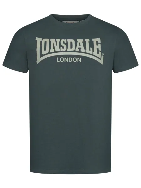 LONSDALE Tricou Fulwood kaki / pin verde