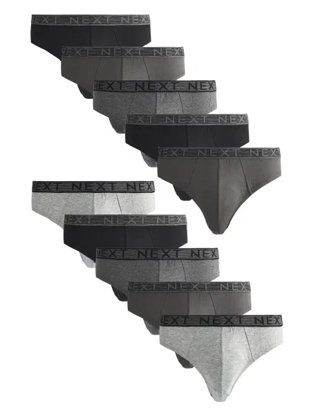 Next Spodnje hlačke siva / temno siva / pegasto siva črna