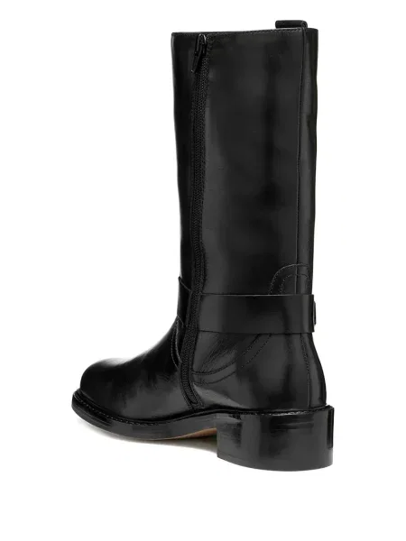 Botine Geox din piele negru