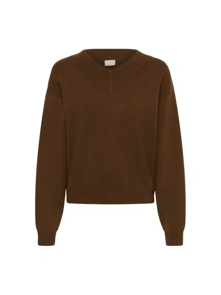 Sweter Kaffe wełniany zielony