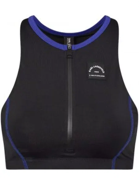 Топ Karl Lagerfeld с автограф черно