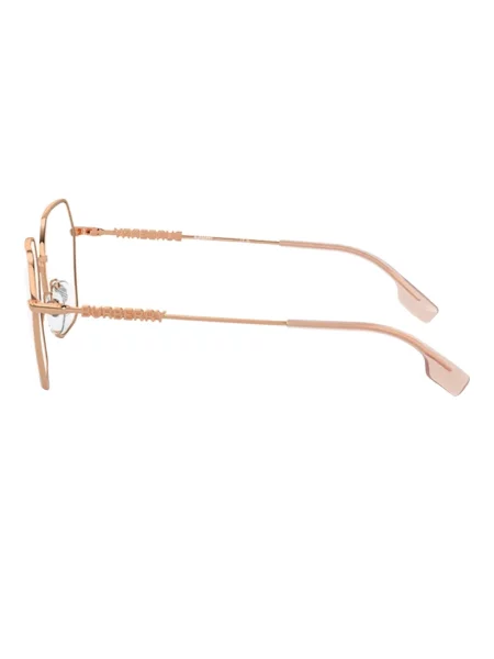 Ochelari de soare Burberry Eyewear cu imprimeu geometric auriu