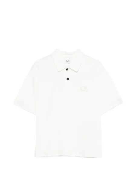 Koszulka polo dziecięca C.p. Company biała
