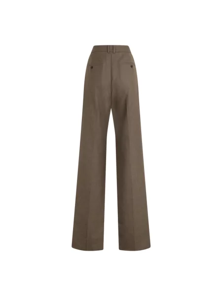 Spodnie Saint Laurent brązowe
