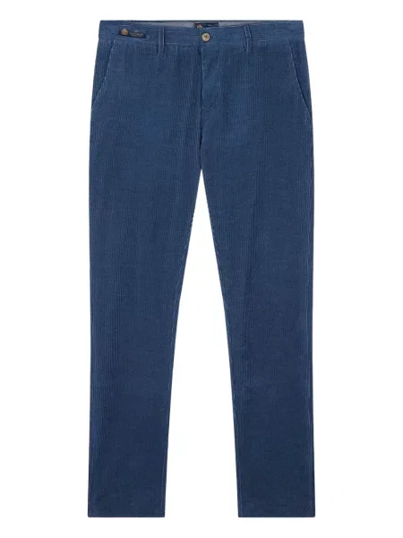 Pantaloni Paul & Shark de catifea cord albastru