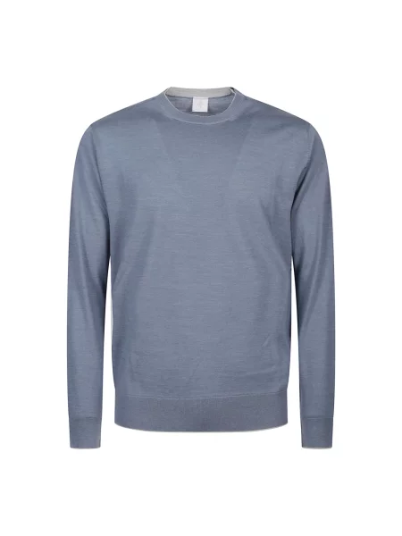 Sweter Eleventy wełniany niebieski