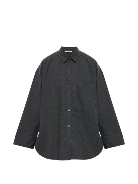 Cămașă By Malene Birger de flanelă gri