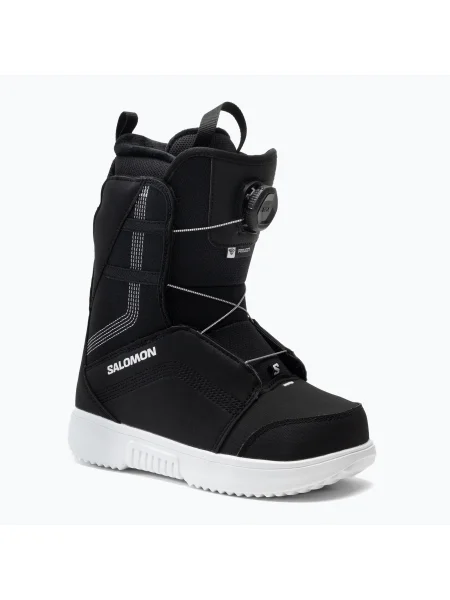 Gyermek snowboard csizma Salomon Project Boa Méret: 24 fekete