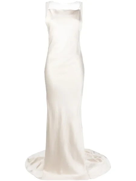 Rochie Maison Margiela de mătase transparente