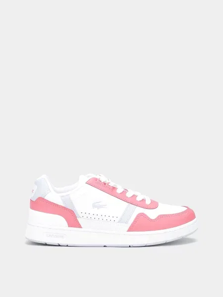 Кожаные кеды Lacoste белые