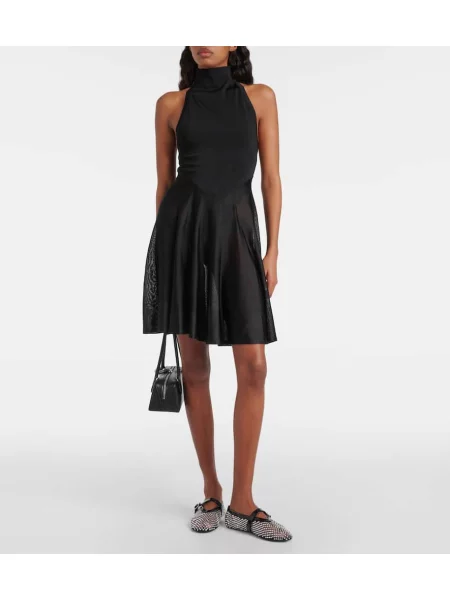 Rochie Alaïa din jerseu negru