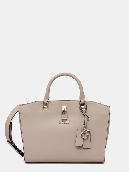 Чанта Guess QUEENSLAND бежово