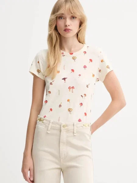 Rag & Bone tricou din bej