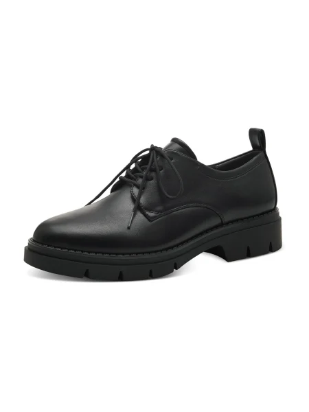 Pantofi Tamaris cu șireturi negru