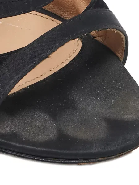 Sandale Gianvito Rossi din piele de căprioară negru