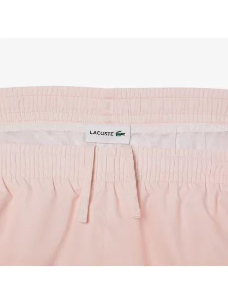 Lacoste Krótkie Kąpielówki Z Nadrukiem Ombré różowy