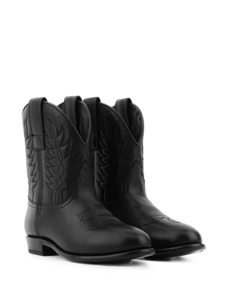 Botine Paul Warmer din piele negru