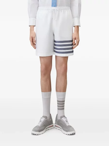 Pantaloni scurți Thom Browne alb