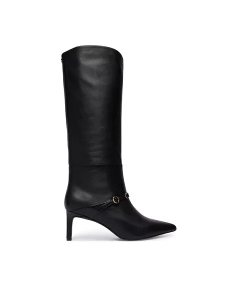 HUGO Kozačky Devany' černá