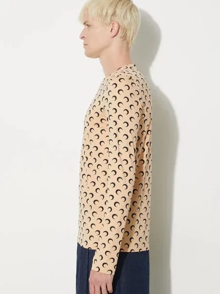 Marine Serre tricou Recycled Moon Jersey Second Skin Regular Top
