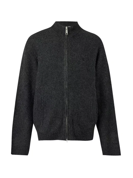 Carhartt WIP Geacă tricotată Curtis amestecat negru