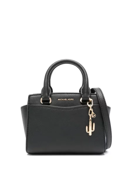 Kožne natikače Michael Michael Kors crna
