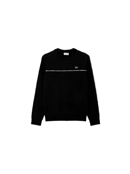Bluza Lacoste Logo Trim Fleece puro S czarny