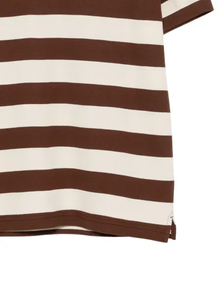 Tricou polo Icecream cu autograf maro