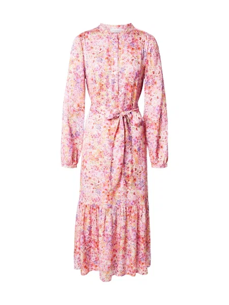 Rich & Royal Rochie tip bluză crem / oliv / portocaliu închis roz