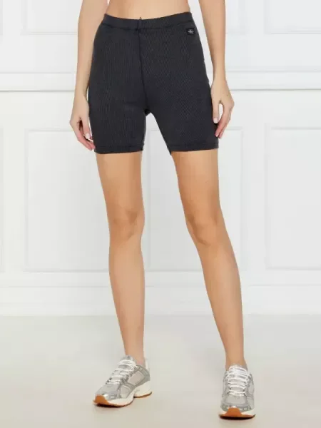 Calvin Klein Jeans Pantaloni scurți biker negru