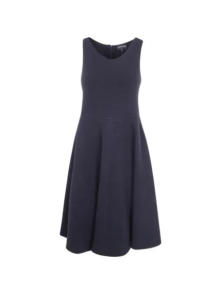 Rochie fără mâneci Emporio Armani fără mâneci de costum negru