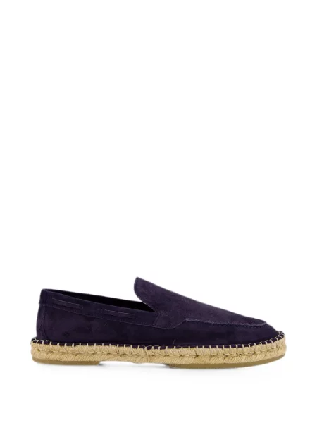 Pantofi loafer Aurélien din piele de căprioară albastru