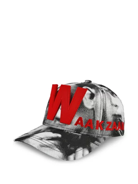 Hímzett baseball sapka Walter Van Beirendonck fehér
