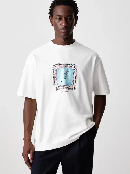 Drôle de Monsieur férfi póló Boxers Ring fehér