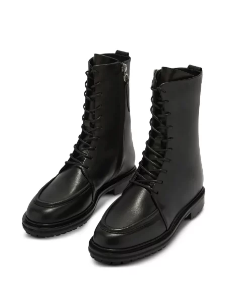 Botine Aeyde cu șireturi din dantelă negru